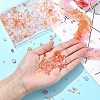 6 Styles Gradient Color Transparent Painted Glass Beads Strands DGLA-YW0001-28A-8