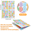 20 Sheets Vinyl Self-adhesive Picture Stickers DIY-SP0006-07-2