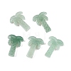 Natural Green Aventurine Coconut Tree Pendants G-N342-02H-1