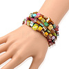 Wrap Bracelets BJEW-JB00300-08-4