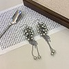 Alloy & Imitation Pearl Dangle Earrings WG71AF7-01-2