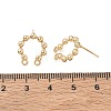 Brass Stud Earring Findings KK-CBABAE6-01LG-3