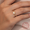 Honeydew Synthetic Opal Heart Finger Ring FM4105-6-2