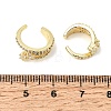 Brass Micro Pave Cubic Zirconia Cuff Earrings for Women CU-CBAE7DF-31G-5