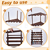 5-Tier Wood Bracelet Display Riser Stands BDIS-WH0003-36-3