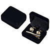 Portable Travel Velvet Jewelry Organizer Cases for Tie Clips CON-WH0089-248-1