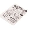 Transparent Clear Silicone Stamp/Seal SCRA-PW0009-06-2