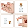 8Pcs Mini High Borosilicate Glass Bottle Bead Containers BOTT-FS0001-01-3