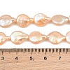 Natural Baroque Keshi Pearl Coin Beads Strands PA-CBAFEE8-15B-4