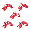 5Pcs Handmade Lampwork Pendants LAMP-TA0002-75A-2