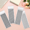 4 Sheets 4 Styles Acrylic Self Adhesive Stickers DIY-GF0014-71D-7