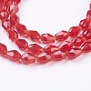 Glass Beads Strands X-GLAA-R024-6x4mm-14-3