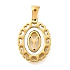 Golden 304 Stainless Steel Pendants STAS-K300-02G-Y-1