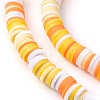 Handmade Polymer Clay Beads Strands CLAY-R089-6mm-T02B-09-7