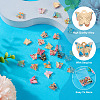40Pcs 10 Style Transparent Acrylic Charms FIND-BY0001-22-17