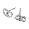 304 Stainless Steel Stud Earrings EJEW-M242-02M-P-2