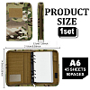 Cloth Loose Leaf Notebook Zipper Cover AJEW-WH0410-406C-2