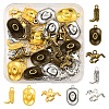 45Pcs 9 Style Tibetan Style Alloy Pendants FIND-FS0003-56-1