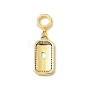 Brass Micro Pave Cubic Zirconia Pendants LS-KK-C111-02G-03-3