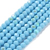 Opaque Glass Beads Strands EGLA-A035-P8mm-L08-1