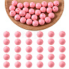 30Pcs Round Silicone Beads SIL-SZ0004-23E-1