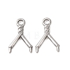 304 Stainless Steel Pendant Bail STAS-G385-02P-1