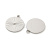 304 Stainless Steel Pendants STAS-L278-022P-2