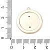 Brass with Crystal Rhinestone Pendants RB-CBAFF5B-27G-3