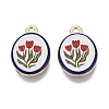 Valentine's Day Printed Alloy Pendants PALLOY-SZC0008-05K-1