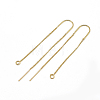 Brass Stud Earring Findings X-KK-T032-163G-1