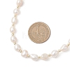 Natural Cultured Freshwater Pearl Two Sides Polished Beaded Necklaces NJEW-JN05731-3