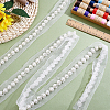 2Yards Netting Fabric Beaded Trim Ribbon OCOR-ME0001-64A-01-5