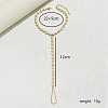 Bohemian Beach Wedding Brass Heart Charm Anklets Toe Ring for Women UF1961-2-1