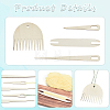 1Bag Plywood Wooden Weaving Looms Kit TOOL-CY0001-05-6