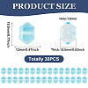 30Pcs Transparent Handmade Lampwork Beads LAMP-TADJ0001-12E-4