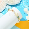 Shell Pearl & Natural & Synthetic Mixed Gemstone Beads Stretch Bracelets for Women BJEW-JB13898-03-2