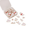 Alloy Enamel Bunny Pendants ENAM-CJ0001-36-4
