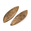 Natural Fossil Coral Pendants G-B187-01C-06-2