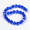 Imitation Austrian Crystal Bead Strands G-M181-5mm-13A-2