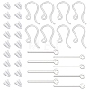 200Pcs Plastic Earring Hooks KY-SC0001-73-1