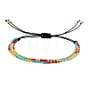 Colorful Adjustable Seed Beads Braided Bracelets BH9966-1-1