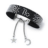 Constellation Adjustable Polyester &  Stainless Steel Bracelets PW-WG542AF-03-1