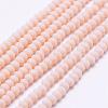 Opaque Glass Beads Strands EGLA-K010-B04-1