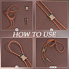 DIY Flower Bolo Tie Making Kit DIY-GF0014-25B-4