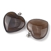 Natural Grey Agate Pendants GG-K002-12A-21-2