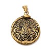 304 Stainless Steel Big Pendants LS-STAS-D091-12AG-1