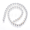 Electroplate Non-magnetic Synthetic Hematite Bead Strands X-G-Q466-2mm-02-2
