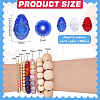 300Pcs 3 Colors Glass Beads GLAA-PH0004-58-2