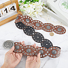 Vintage Alloy & PU Leather Oval Coin Waist Belts AJEW-WH20128-038B-1-3