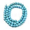 Natural Magnesite Beads Strands G-P598-E-6mm-05-3
